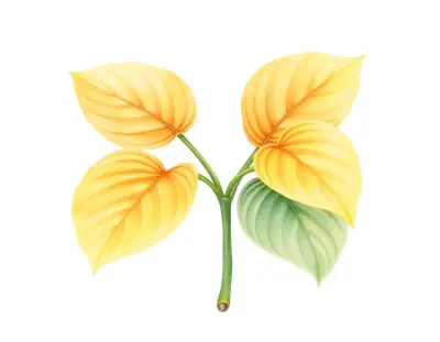AI-generated watercolor illustration of Hosta 'Bohemia Desert Border' (not a photograph)