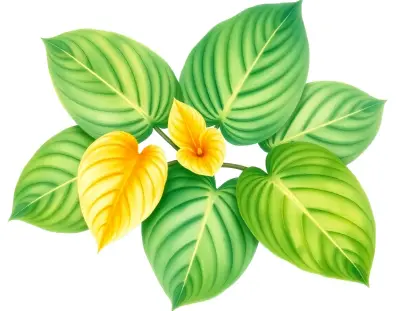 AI-generated watercolor illustration of Hosta 'Brocade' (not a photograph)