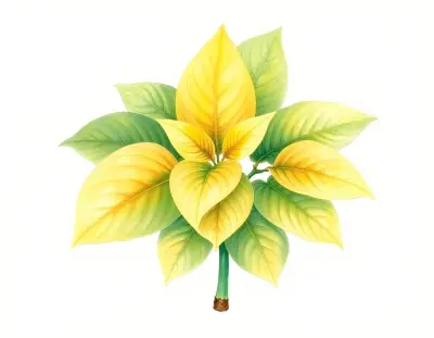 AI-generated watercolor illustration of Hosta 'Coast to Coast' (not a photograph)