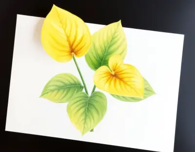 AI-generated watercolor illustration of Hosta 'Country Melody' (not a photograph)