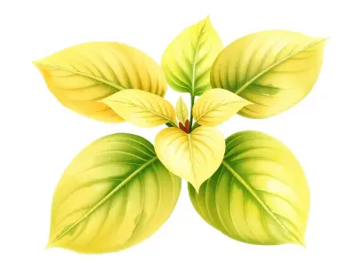 AI-generated watercolor illustration of Hosta 'Crested Reef' (not a photograph)