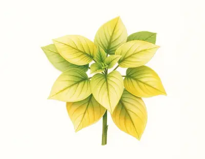 AI-generated watercolor illustration of Hosta 'Cute Little Delores' (not a photograph)