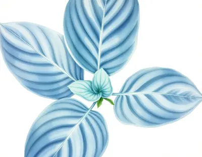 AI-generated watercolor illustration of Hosta 'Dana Nicolette' (not a photograph)