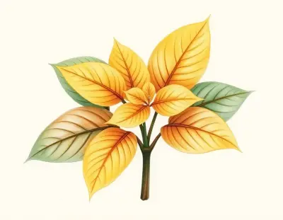 AI-generated watercolor illustration of Hosta 'Diadem' (not a photograph)
