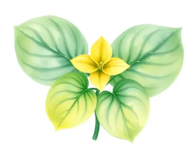AI-generated watercolor illustration of Hosta 'Duane's Song' (not a photograph)