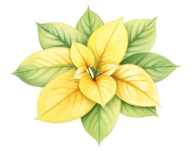 AI-generated watercolor illustration of Hosta 'Dubious Behavior' (not a photograph)