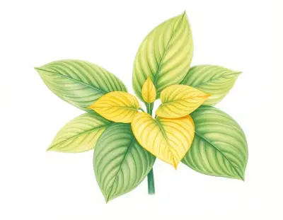 AI-generated watercolor illustration of Hosta 'Dylan's Dilly' (not a photograph)