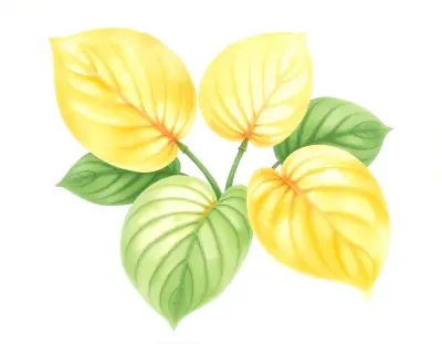 AI-generated watercolor illustration of Hosta 'Edge of Glenn' (not a photograph)
