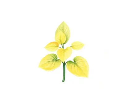 AI-generated watercolor illustration of Hosta 'Estrellita' (not a photograph)