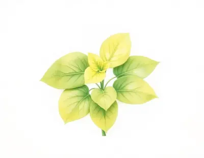 AI-generated watercolor illustration of Hosta 'Faye Coble' (not a photograph)