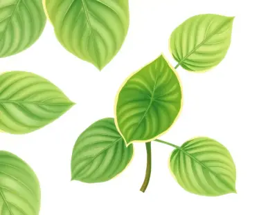 AI-generated watercolor illustration of Hosta 'First Impressions' (not a photograph)