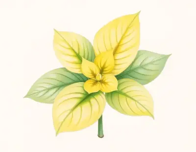 AI-generated watercolor illustration of Hosta 'Fort Knox' (not a photograph)