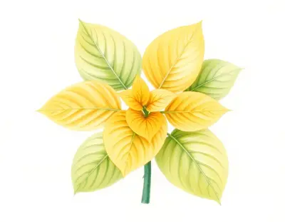 AI-generated watercolor illustration of Hosta 'Fragrant Flame' (not a photograph)