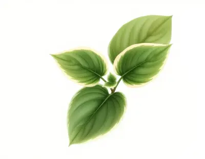 AI-generated watercolor illustration of Hosta 'Fragrant Light' (not a photograph)