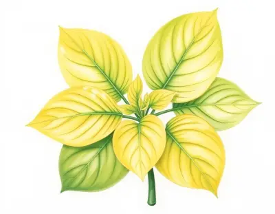 AI-generated watercolor illustration of Hosta 'Fran and Jan' (not a photograph)