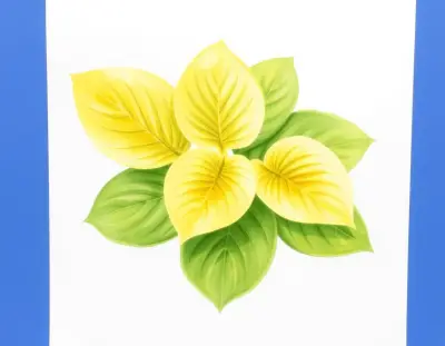 AI-generated watercolor illustration of Hosta 'Georgia Sweetheart' (not a photograph)