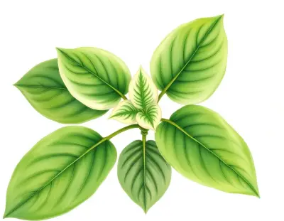 AI-generated watercolor illustration of Hosta 'Ginsu Knife Supreme' (not a photograph)