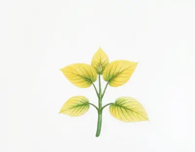 AI-generated watercolor illustration of Hosta 'Goldbrook Grace' (not a photograph)