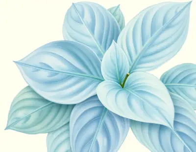 AI-generated watercolor illustration of Hosta 'Golden Delight' (not a photograph)