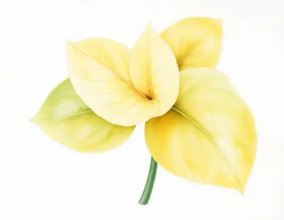 AI-generated watercolor illustration of Hosta 'Golden Maple' (not a photograph)