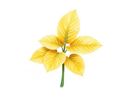 AI-generated watercolor illustration of Hosta 'Golden Nugget' (not a photograph)