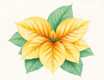 AI-generated watercolor illustration of Hosta 'Golden Piecrust' (not a photograph)