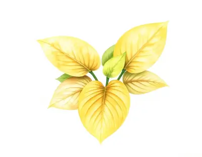 AI-generated watercolor illustration of Hosta 'Golden Ruffles' (not a photograph)