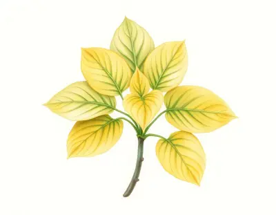 AI-generated watercolor illustration of Hosta 'Golden Teacup' (not a photograph)