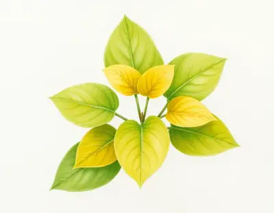 AI-generated watercolor illustration of Hosta 'Golden Tiers' (not a photograph)