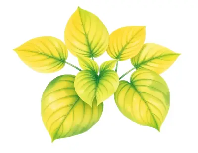 AI-generated watercolor illustration of Hosta 'Gosan Gold Midget' (not a photograph)