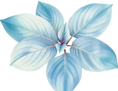 AI-generated watercolor illustration of Hosta 'Grain Belt Gold' (not a photograph)