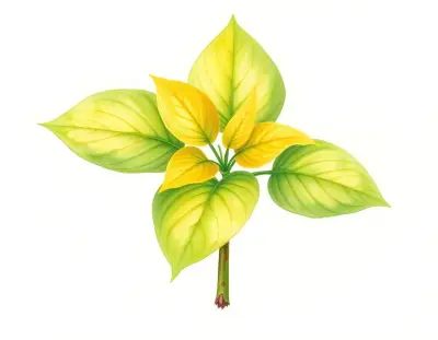 AI-generated watercolor illustration of Hosta 'Grandpa's Love' (not a photograph)