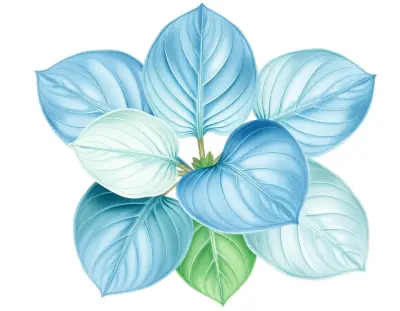 AI-generated watercolor illustration of Hosta 'Greenhead Butterscotch Delight' (not a photograph)