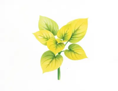 AI-generated watercolor illustration of Hosta 'Ground Sulphur' (not a photograph)