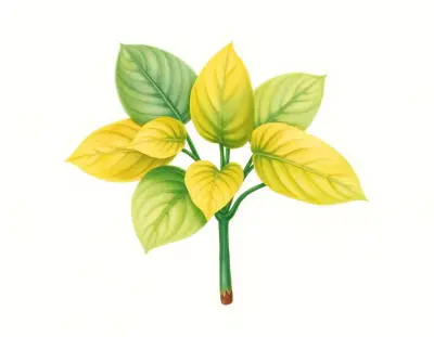 AI-generated watercolor illustration of Hosta 'Gwendlyn' (not a photograph)
