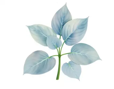 AI-generated watercolor illustration of Hosta 'Hadspen Hawk' (not a photograph)