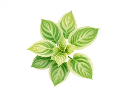 AI-generated watercolor illustration of Hosta 'Helen Field Fischer' (not a photograph)