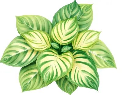 AI-generated watercolor illustration of Hosta 'Her Grace' (not a photograph)