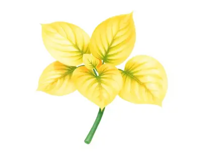 AI-generated watercolor illustration of Hosta 'Hokey Pokey' (not a photograph)