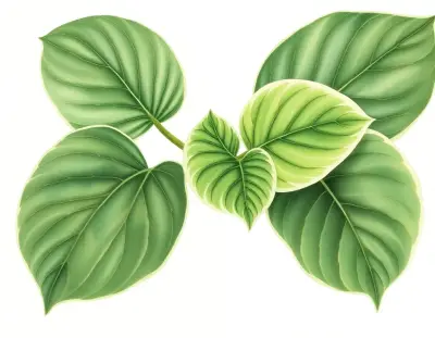 AI-generated watercolor illustration of Hosta 'Hoosier Classic' (not a photograph)