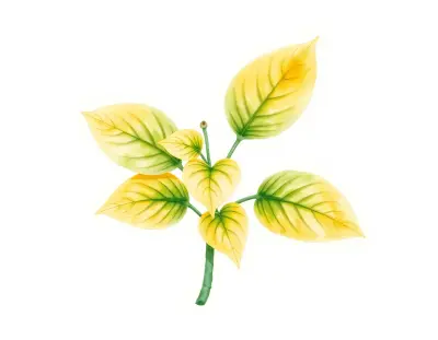 AI-generated watercolor illustration of Hosta 'Hot Button' (not a photograph)