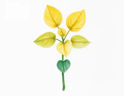 AI-generated watercolor illustration of Hosta 'Inaho' (not a photograph)