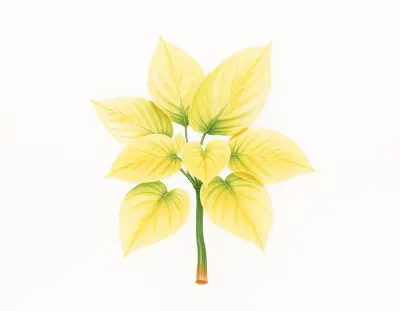 AI-generated watercolor illustration of Hosta 'Jack's Discovery' (not a photograph)