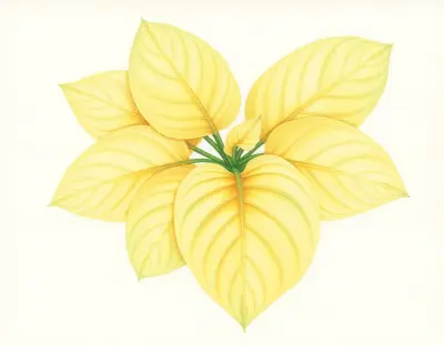 AI-generated watercolor illustration of Hosta 'Just for Jane' (not a photograph)
