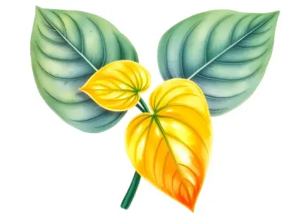 AI-generated watercolor illustration of Hosta 'Lady Helen' (not a photograph)