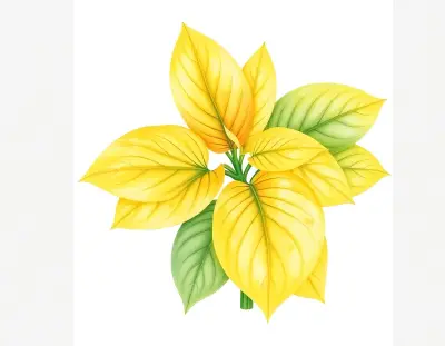 AI-generated watercolor illustration of Hosta 'Lakeside Butter Ball' (not a photograph)