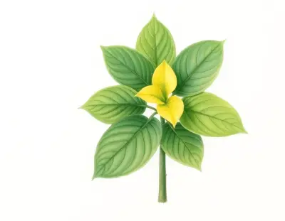 AI-generated watercolor illustration of Hosta 'Lakeside Pin Cushion' (not a photograph)