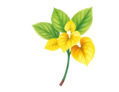 AI-generated watercolor illustration of Hosta 'Lakeside Zesty Zeno' (not a photograph)