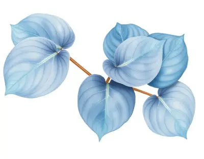 AI-generated watercolor illustration of Hosta 'Lime Shag' (not a photograph)
