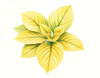 AI-generated watercolor illustration of Hosta 'Louis XIV' (not a photograph)